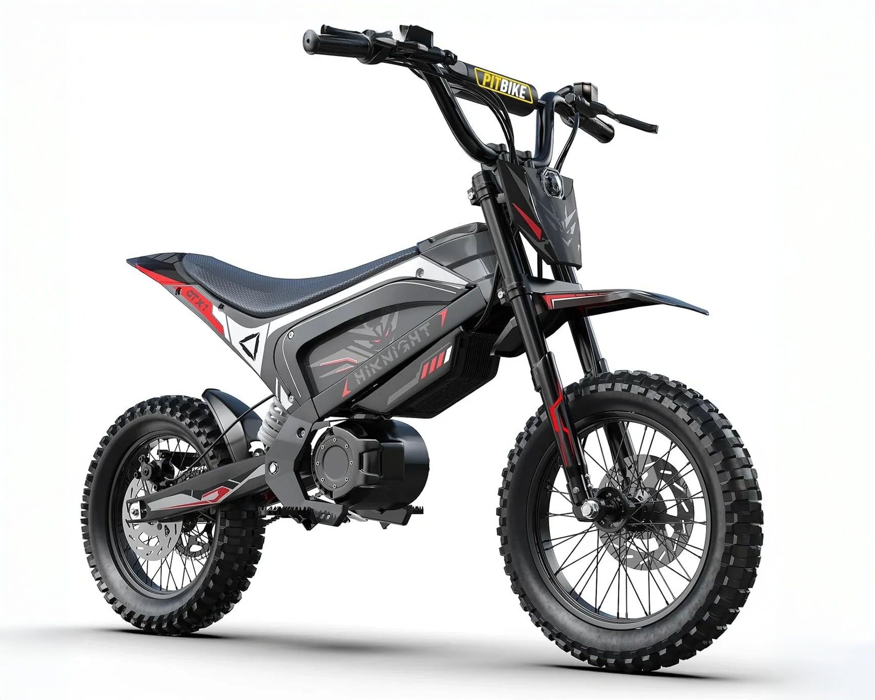 Small electric bike on a white background